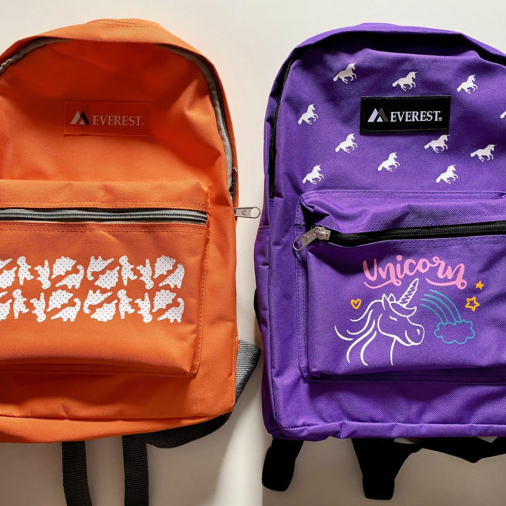 Backpacks for The Blue Ribbon Project