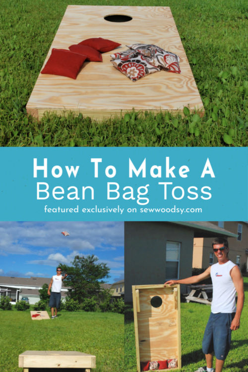 How to Make a Bean Bag Toss Tutorial