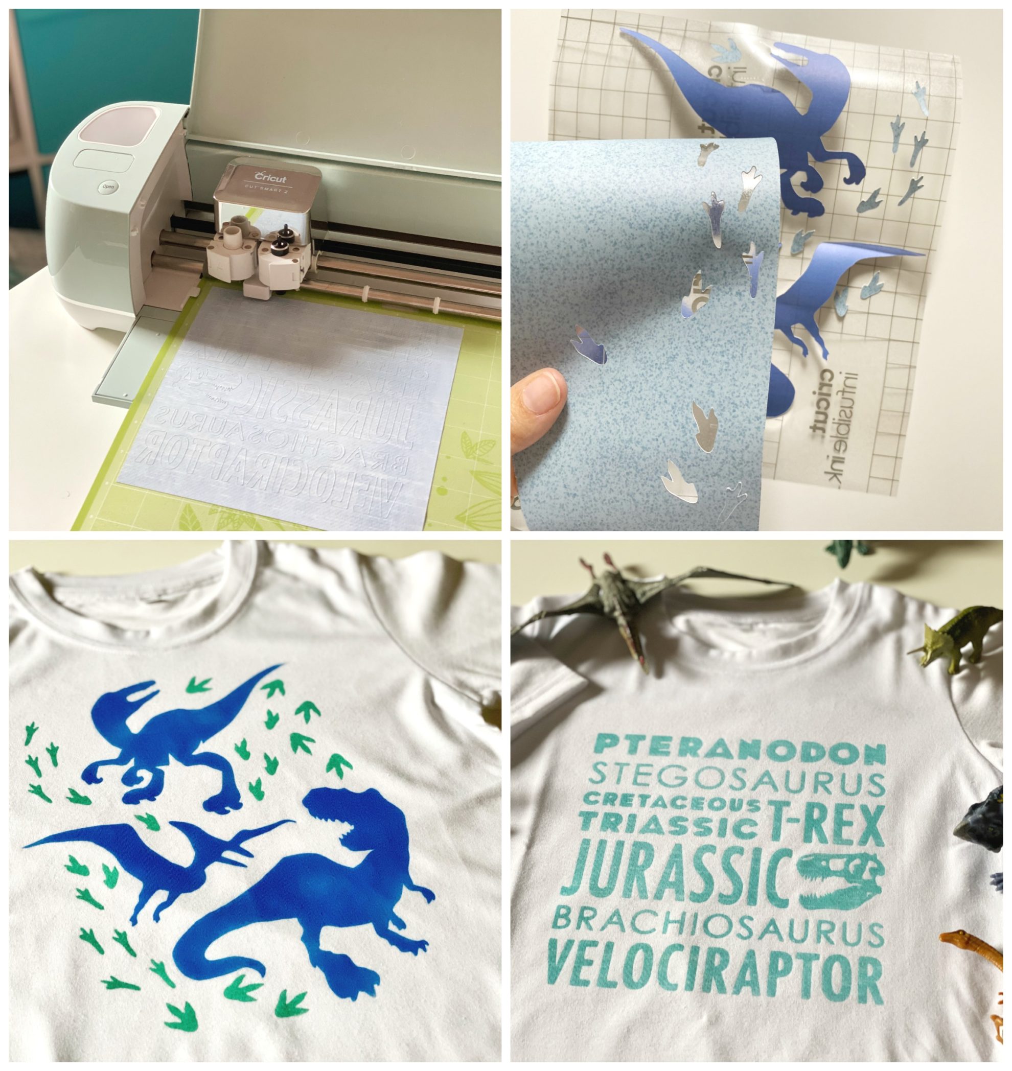 Check out these dinosaur shirts made using Infusible Ink!