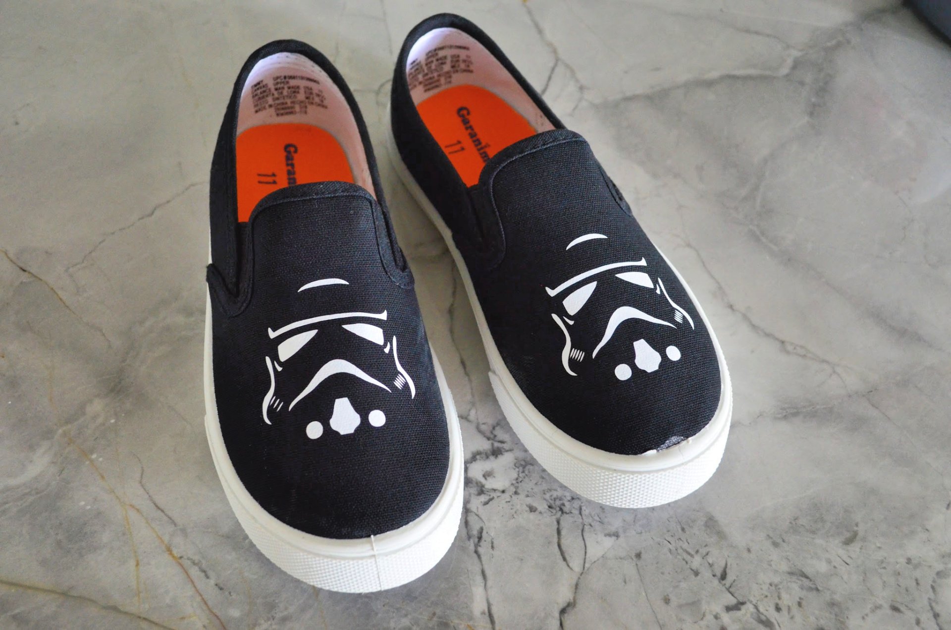 DIY Star Wars Stormtrooper Kids Shoes