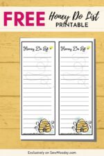 Free Printable Honey Do List - Sew Woodsy