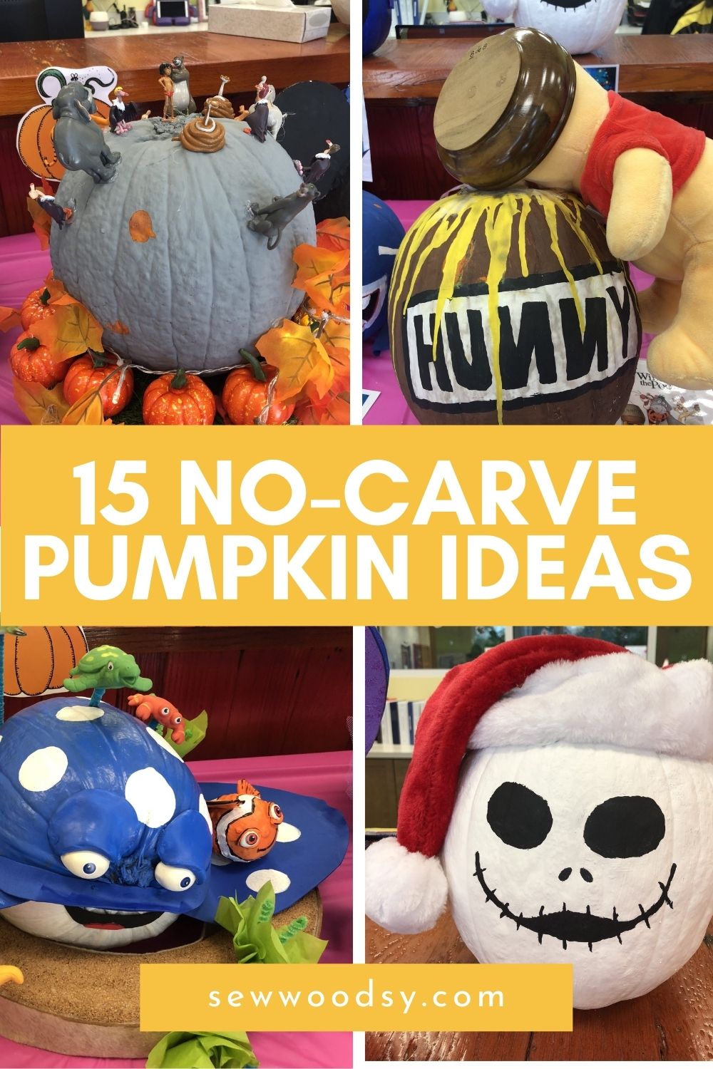 15 No Carve Pumpkin Ideas Sew Woodsy