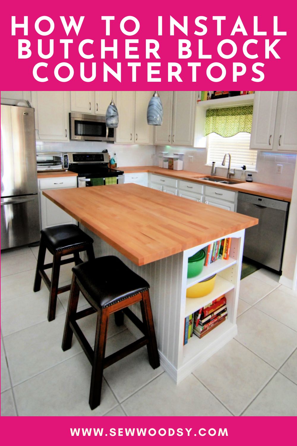 How to Install Butcher Block Countertops - Sew Woodsy