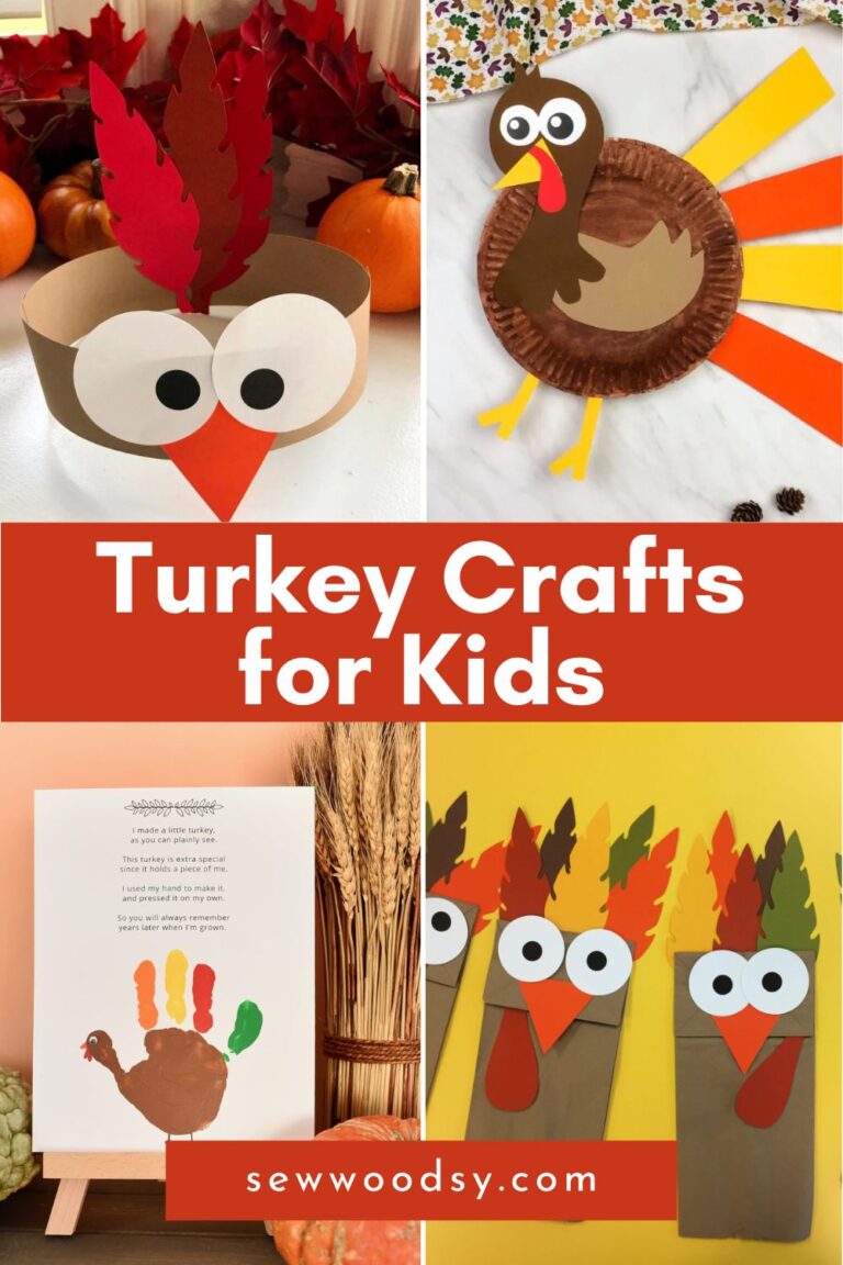 Turkey Crafts for Kids - Sew Woodsy