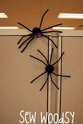 Pipe Cleaner Spiders